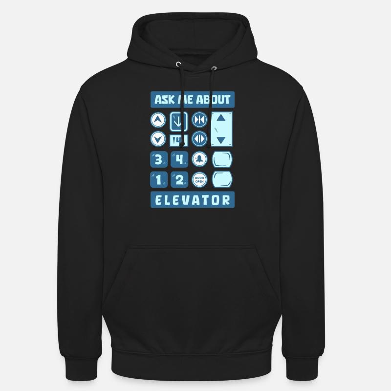 Elevator Elevator - Unisex Hoodie - black