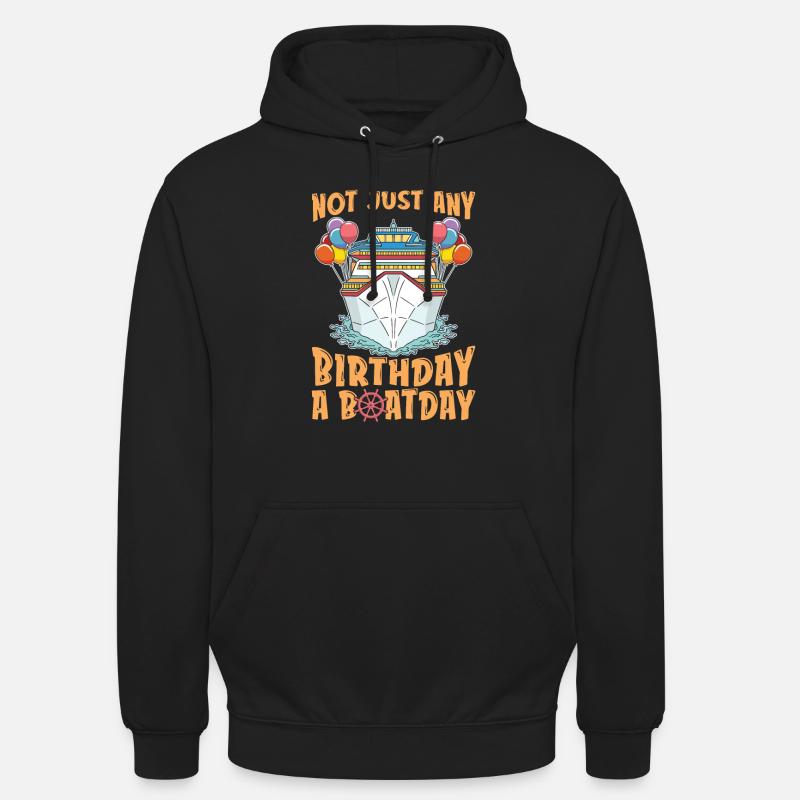 Croisière d’anniversaire à Kreuzfahrt - Sweat-shirt à capuche unisexe - noir