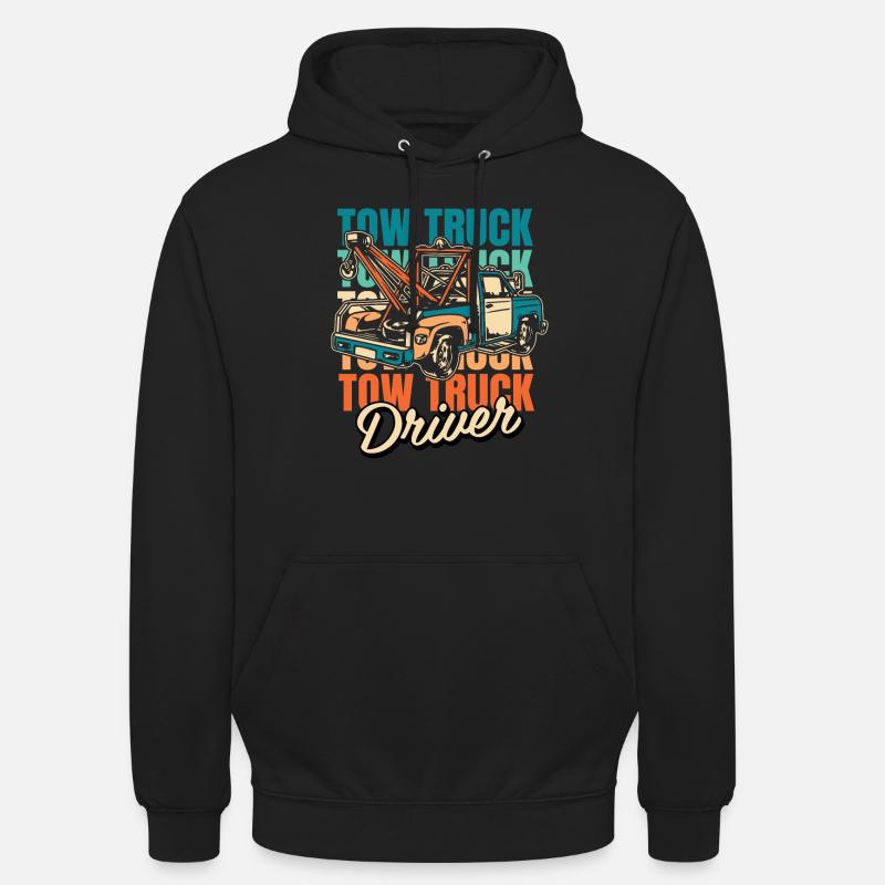 Abschleppdienst Abschlepper - Unisex Hoodie - Schwarz