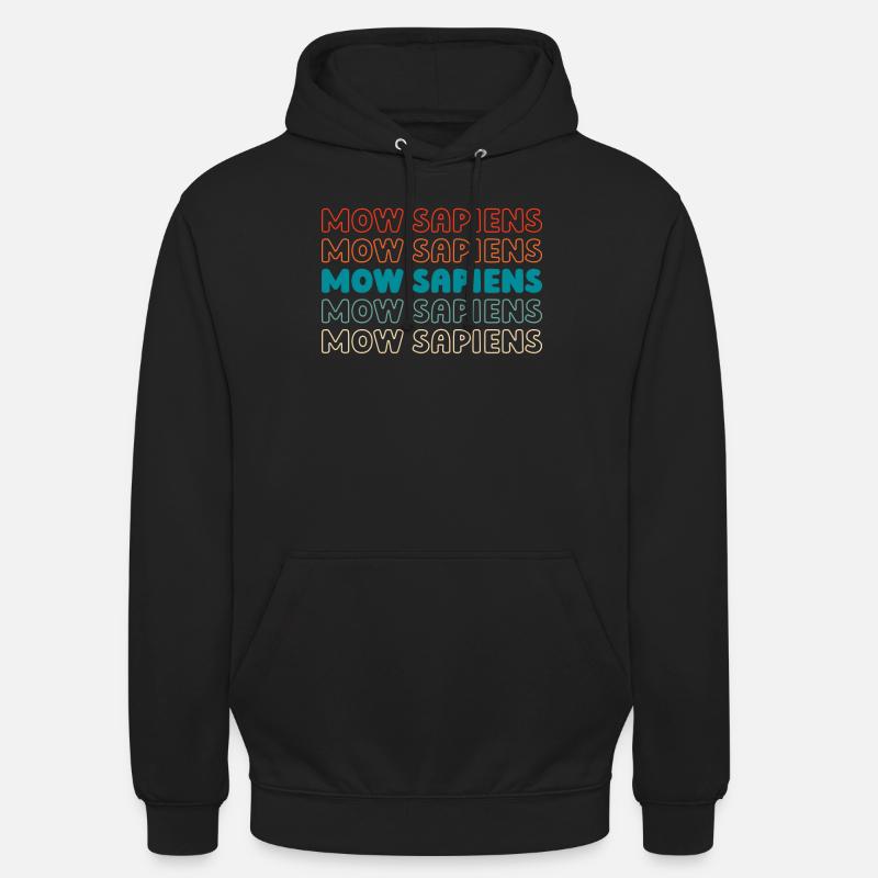 Tonte de tondeuse à gazon - Sweat-shirt à capuche unisexe - noir
