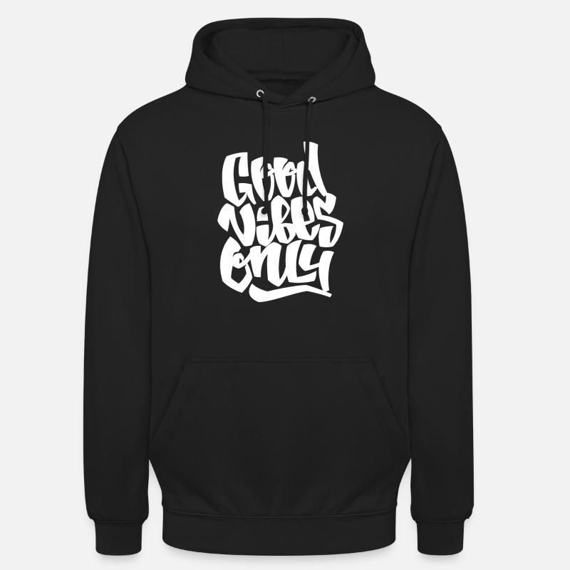 Paroles cool - Sweat-shirt à capuche unisexe - noir