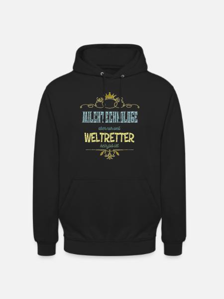 Milchtechnologe Weltretter - Unisex Hoodie - Schwarz