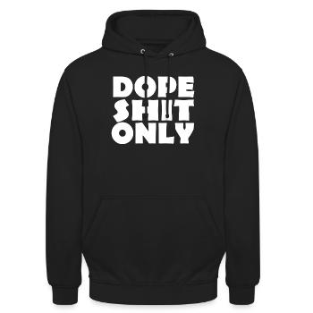 SHIT - Unisex Hoodie - Schwarz - Vorne - Alina (178cm) & Michal (187cm)
