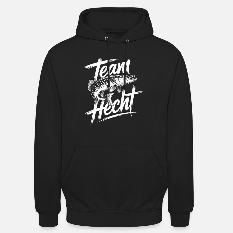 Springender Hecht - Unisex Hoodie - Schwarz