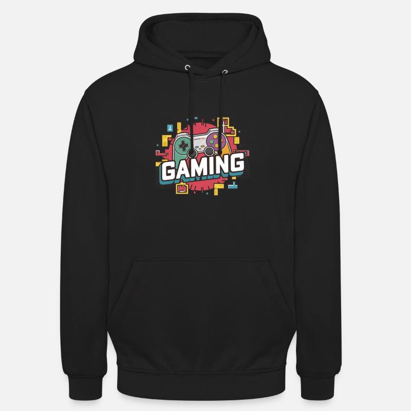Gaming - Controllers - Unisex Hoodie - black