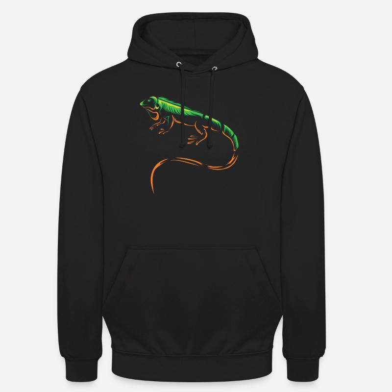 Liguane - Sweat-shirt à capuche unisexe - noir