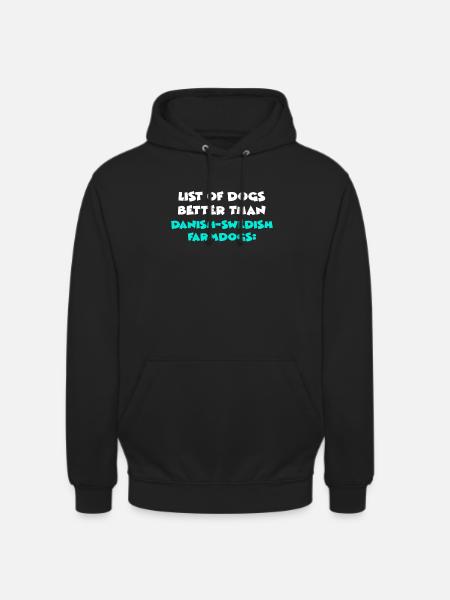 Danish-Swedish Farmdogs - Unisex Hoodie - Schwarz