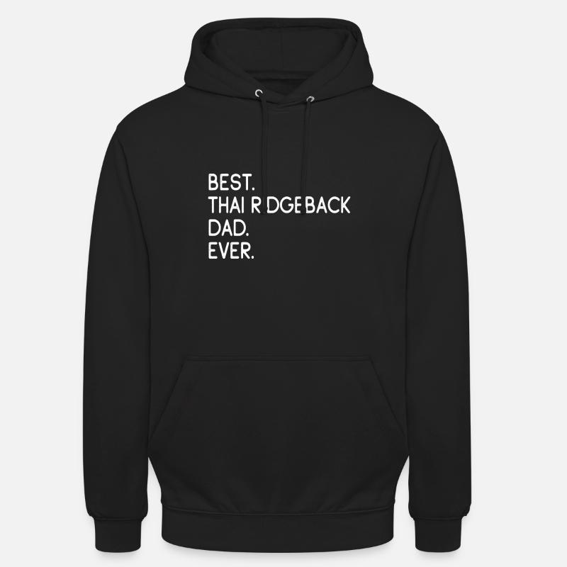 Thai Ridgeback Papa - Sweat-shirt à capuche unisexe - noir