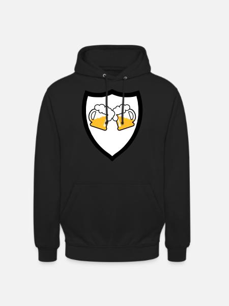 Bier Emblem 3c - Unisex Hoodie - Schwarz