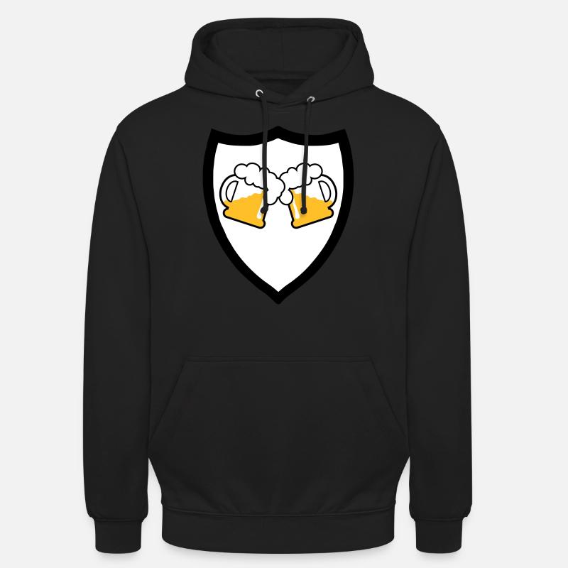 Bier Emblem 3c - Unisex Hoodie - Schwarz