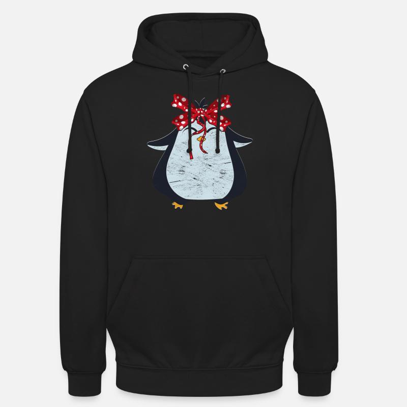 Pinguin - Unisex Hoodie - Schwarz