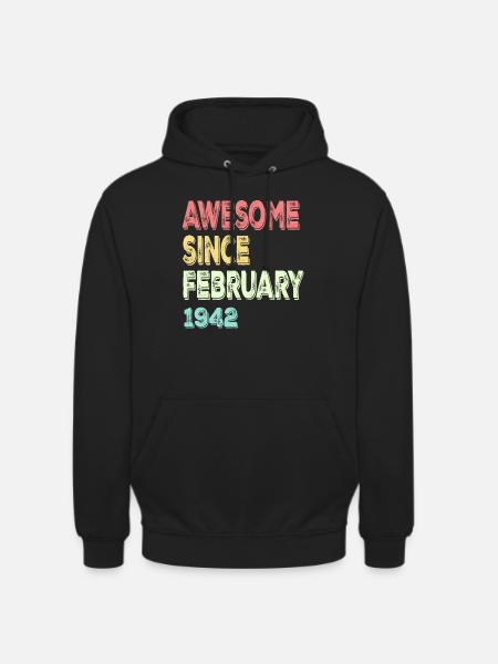 Awesome since March 1942 - Unisex Hoodie - black