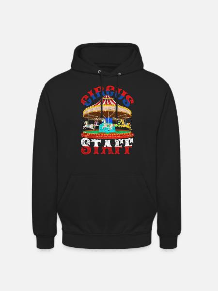 Circus Artist Carousel Gift Circus - Unisex Hoodie - black