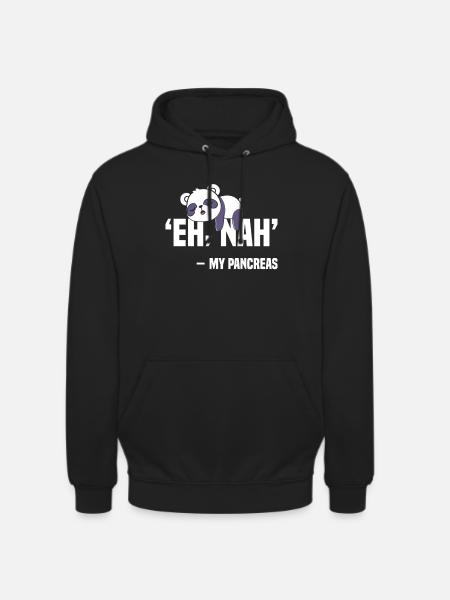 Only losers need a pancreas - Unisex Hoodie - black