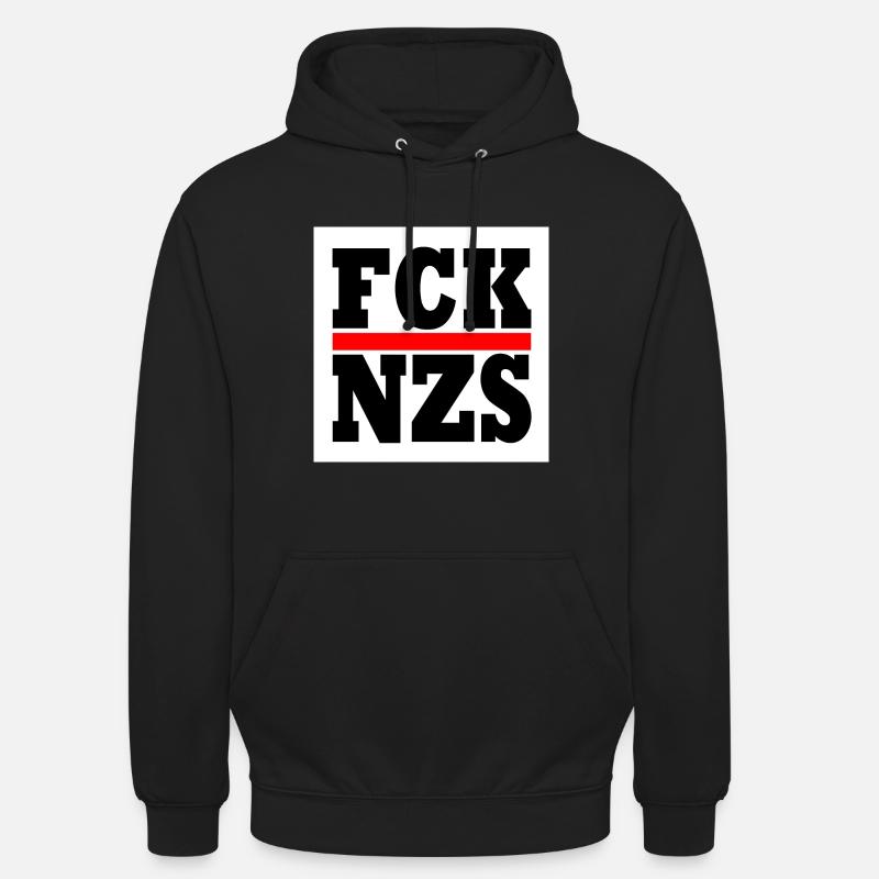 Fck nzs - Unisex Hoodie - Schwarz