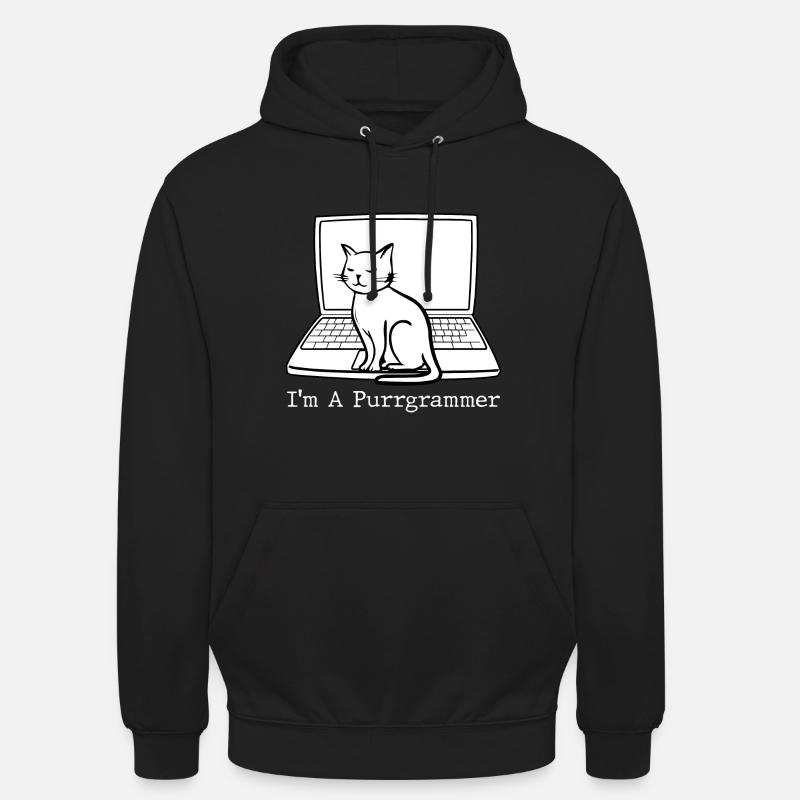 Programmer Coder Software Developer - Unisex Hoodie - black