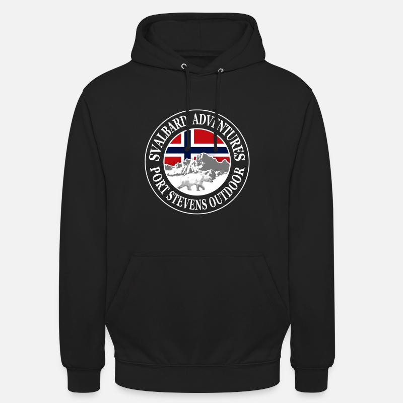 Svalbard - Polar bear - Spitzbergen - Eisbär - Unisex Hoodie - Schwarz