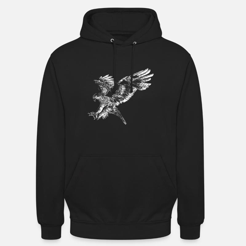 Golden Eagle - Unisex Hoodie - black