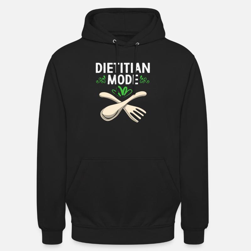 Alimentation Nutrition alimentaire - Sweat-shirt à capuche unisexe - noir