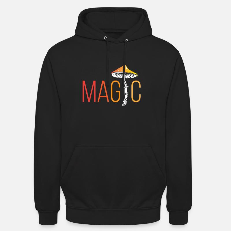Magic Champignons Champignons Champignons - Sweat-shirt à capuche unisexe - noir
