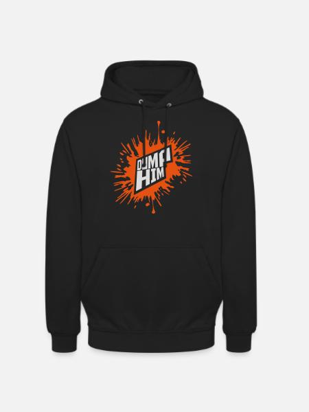 dump him quote logo - Unisex Hoodie - black