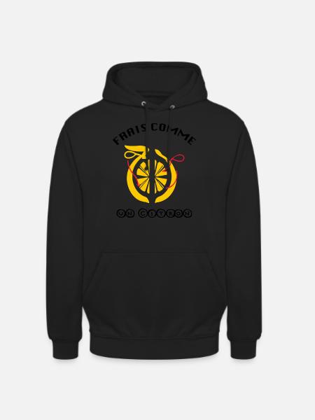 Frais comme un citron - Sweat-shirt à capuche unisexe - noir