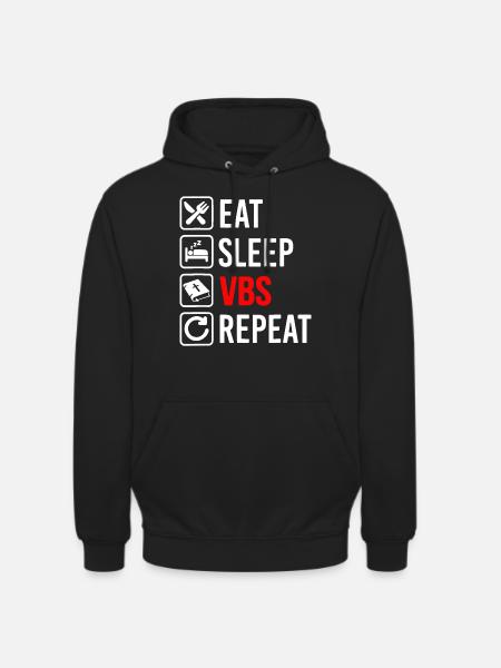 Eat Sleep Vbs Repeat - Unisex Hoodie - black