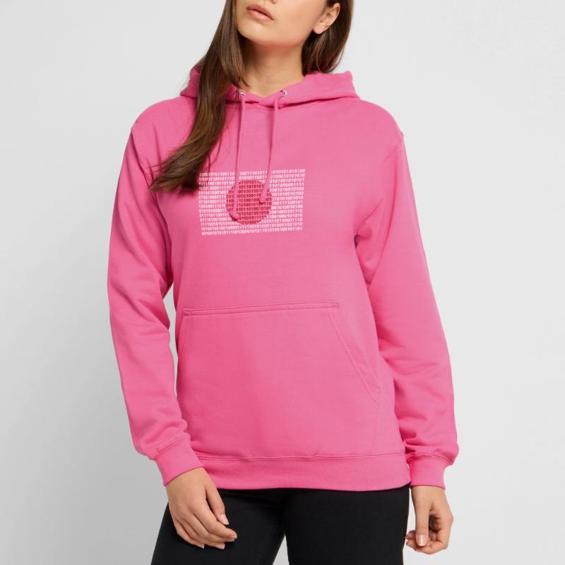 Le drapeau du Japon numérote le code binaire codé en bits Sweat-shirt à capuche unisexe