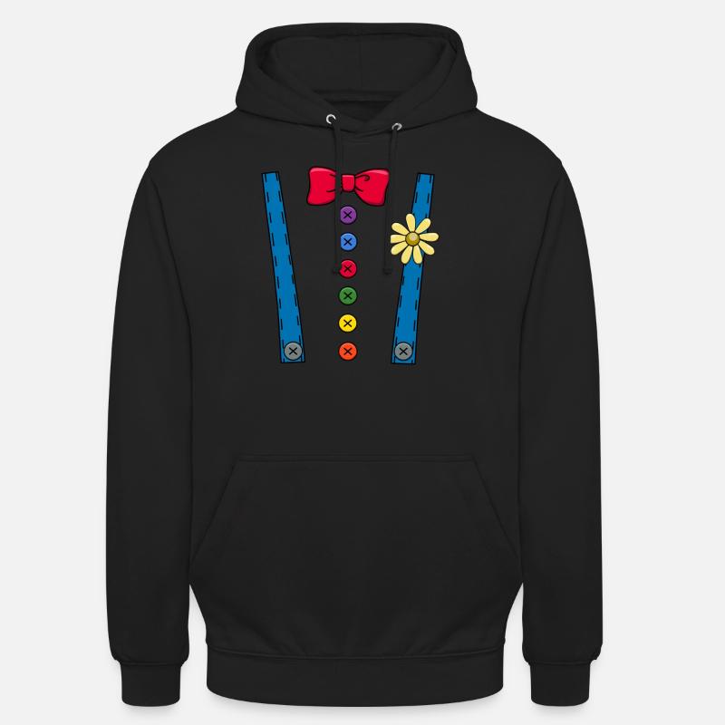 Cadeau de cravate Halloween - Sweat-shirt à capuche unisexe - noir