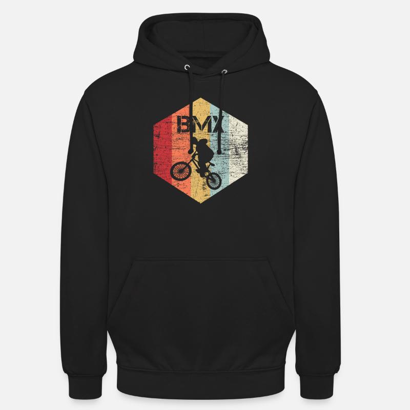 BMX - Sweat-shirt à capuche unisexe - noir