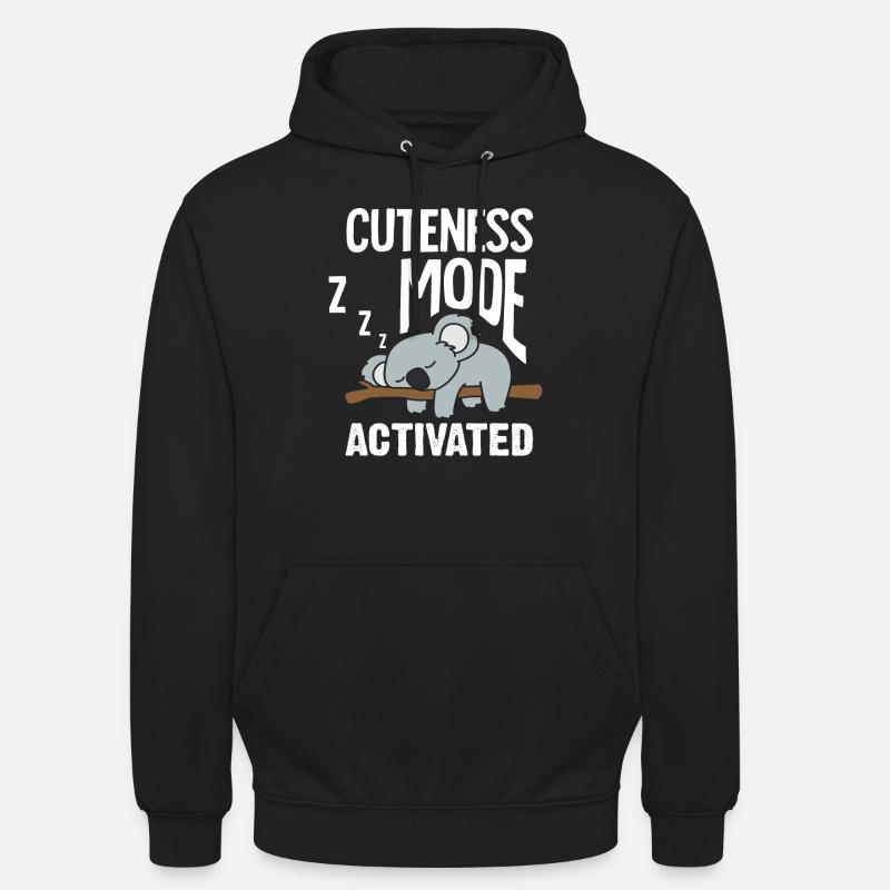 koala - Sweat-shirt à capuche unisexe - noir