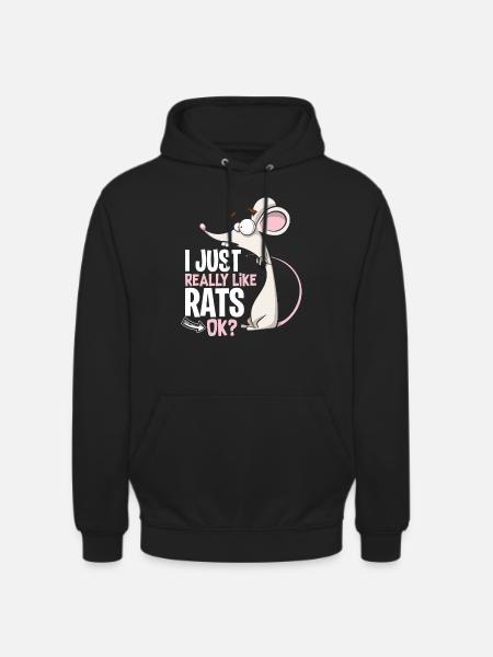 Rats favorite animal - Unisex Hoodie - black