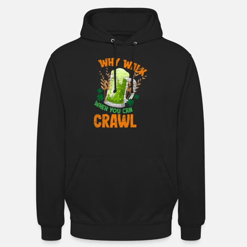 St. Patricks Day Bier - Sweat-shirt à capuche unisexe - noir