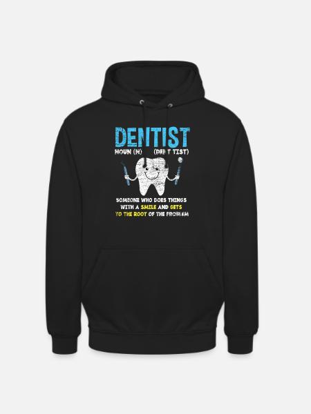 Dentist smile - Unisex Hoodie - black