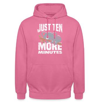 Koala sommeil - Sweat-shirt à capuche unisexe - rose - Devant - Alina (178cm) & Michal (187cm)