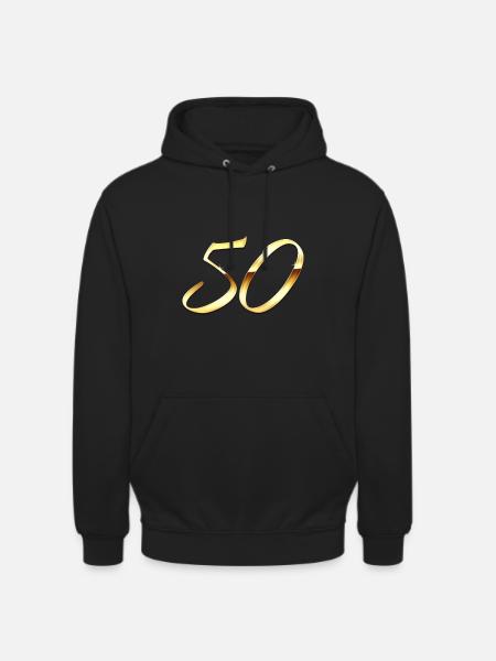Gold 50 - Unisex Hoodie - Schwarz