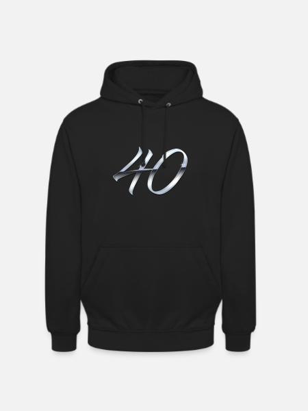 Silver 40 - Unisex Hoodie - black