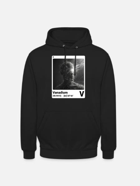 AI am Vanadium (wt) - Unisex Hoodie - Schwarz