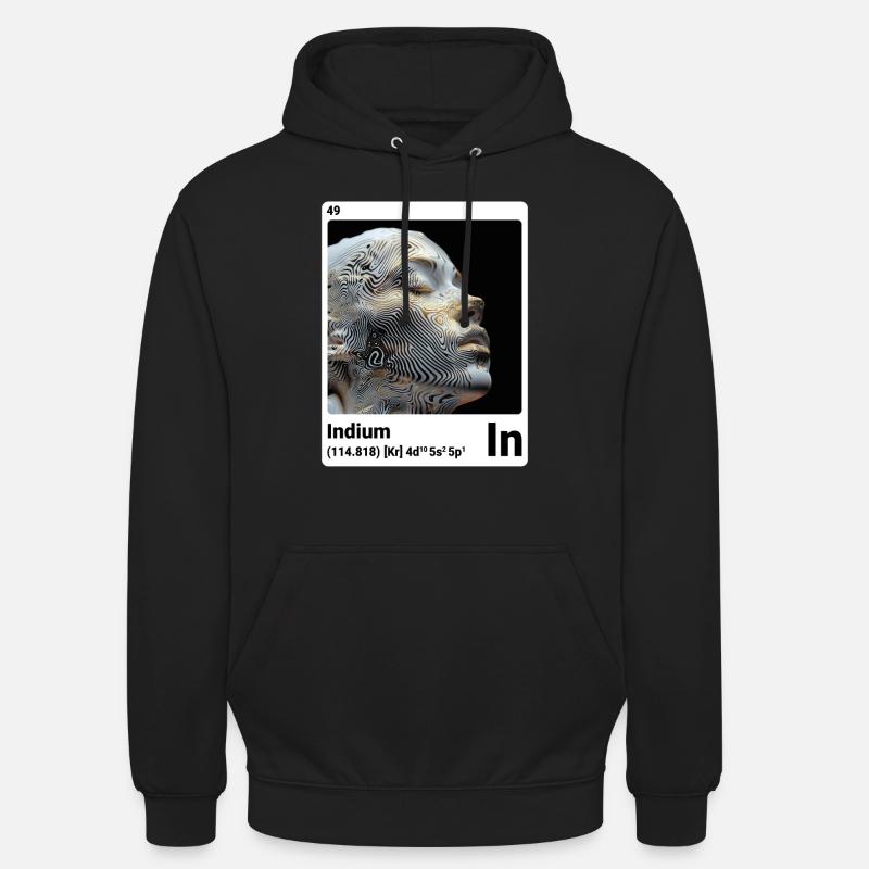 AI am Indium (wt) - Unisex Hoodie - black