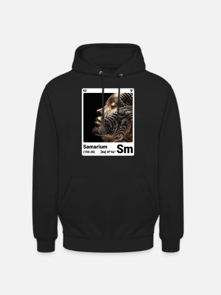AI am Samarium (at) - Unisex Hoodie - Schwarz