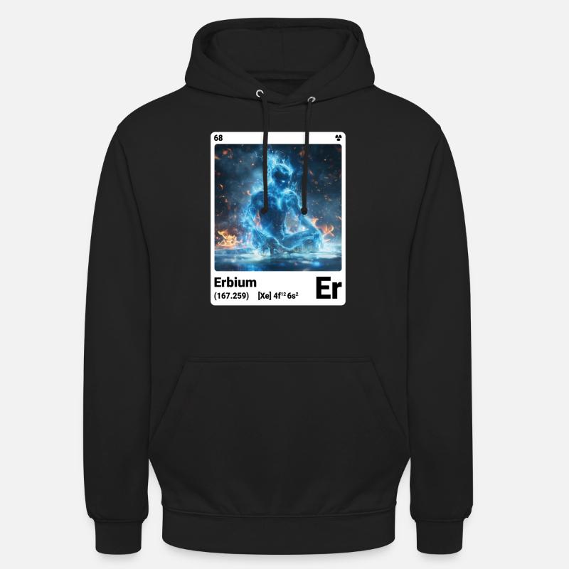 AI am Erbium (wt) - Unisex Hoodie - black