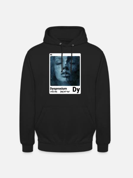 AI am Dysprosium (wt) - Unisex Hoodie - Schwarz