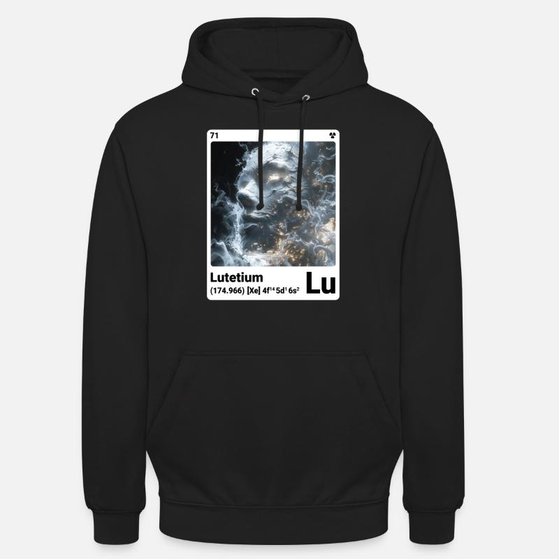 AI am Lutetium (wt) - Unisex Hoodie - black