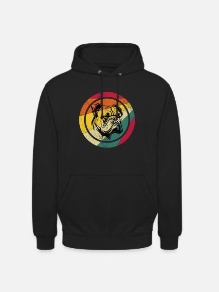 Bouledogue français - Sweat-shirt à capuche unisexe - noir