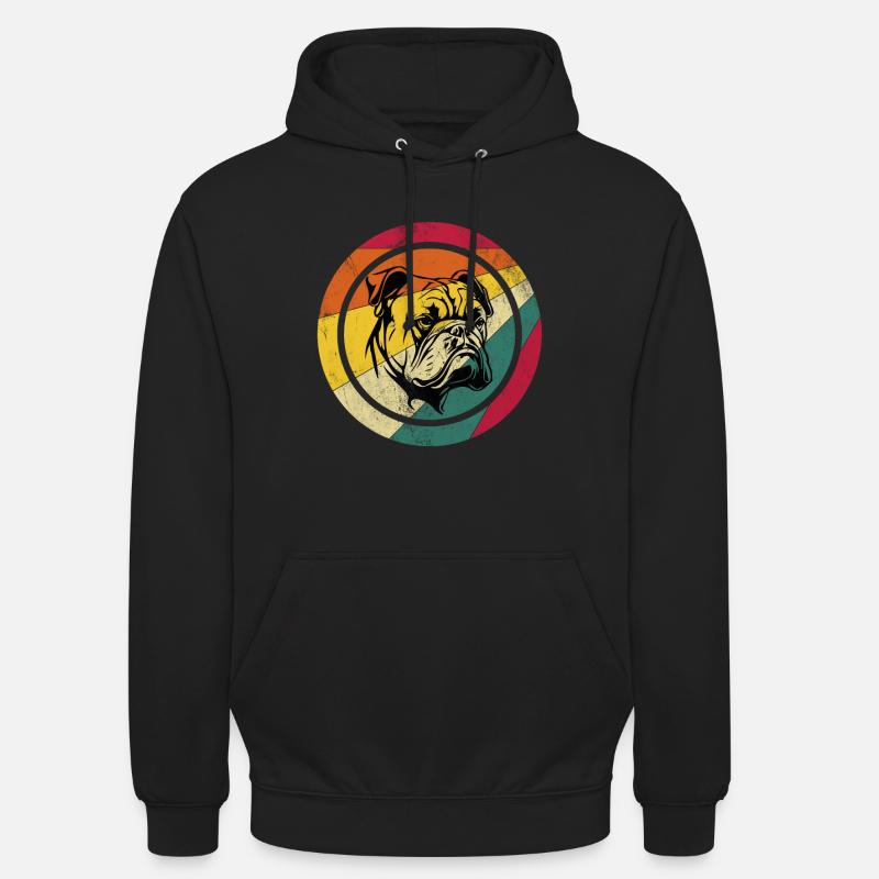 Bouledogue français - Sweat-shirt à capuche unisexe - noir