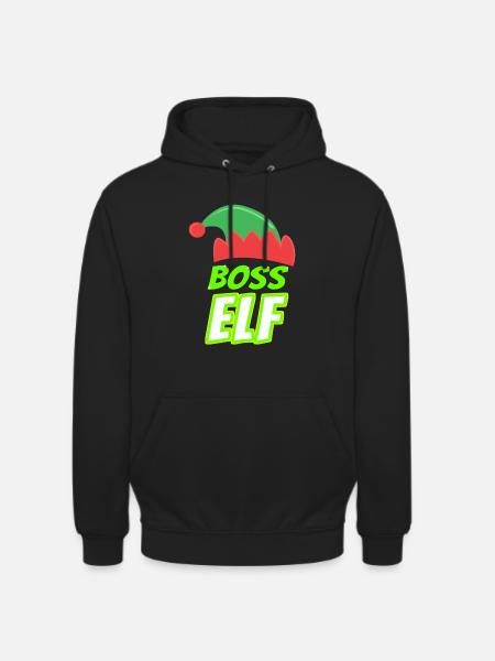 Elf Elf Cadeau - Sweat-shirt à capuche unisexe - noir