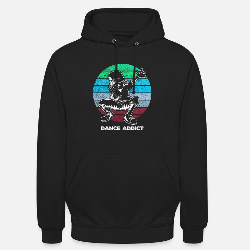 Breakdance - Sweat-shirt à capuche unisexe - noir