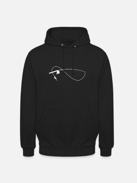 Angel Zander pike - Unisex Hoodie - black