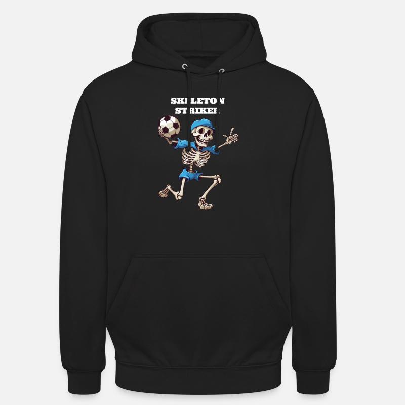 Skeleton Striker T-shirt - Sweat-shirt à capuche unisexe - noir