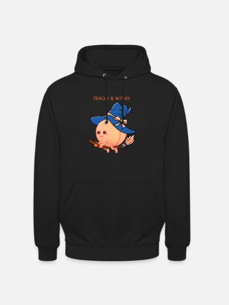 Peachy and Witchy - Unisex Hoodie - black